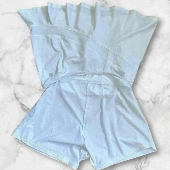 🆕White Skorts with A-line Shape and Lightweight Fabric - Picture 5 of 14